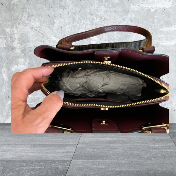 DUNE London Berry Patent Medium Bag BNWT - Picture 11 of 13